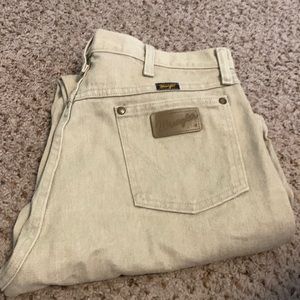 Wrangler khaki jeans